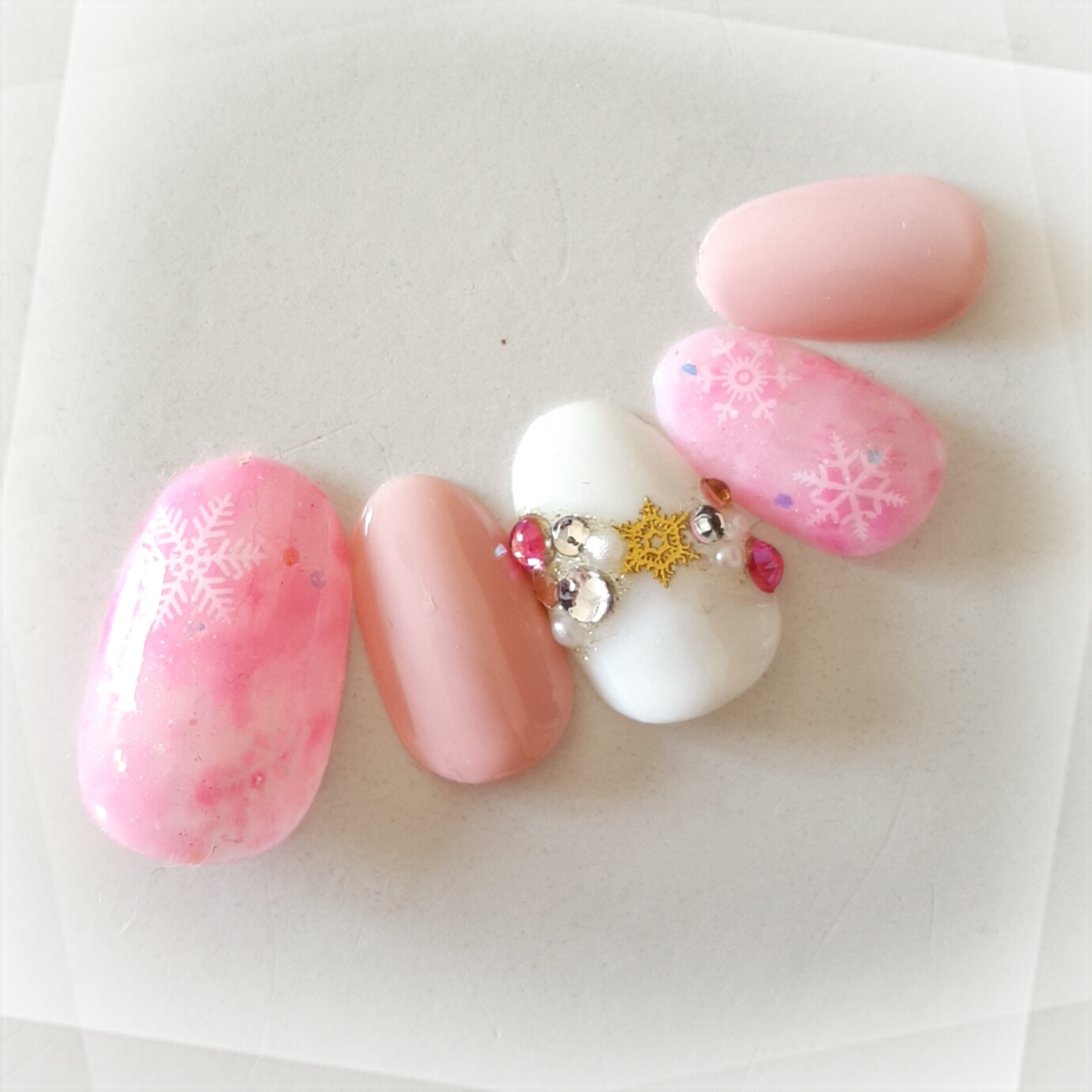 Snow🎀Nail Pink