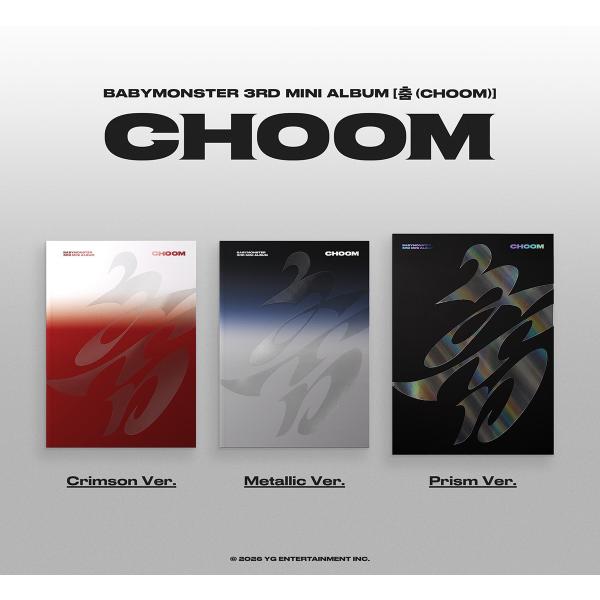 BABYMONSTER官方商品3RD MINI ALBUM【CHOOM】婴儿怪物贝比兽 | K-POP韩国