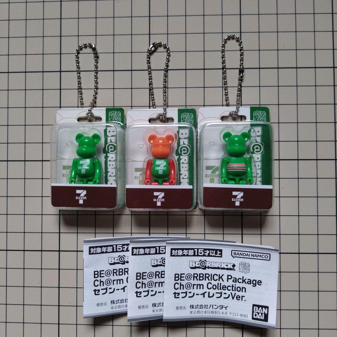 BE@RBRICK 7-Eleven 3体套装