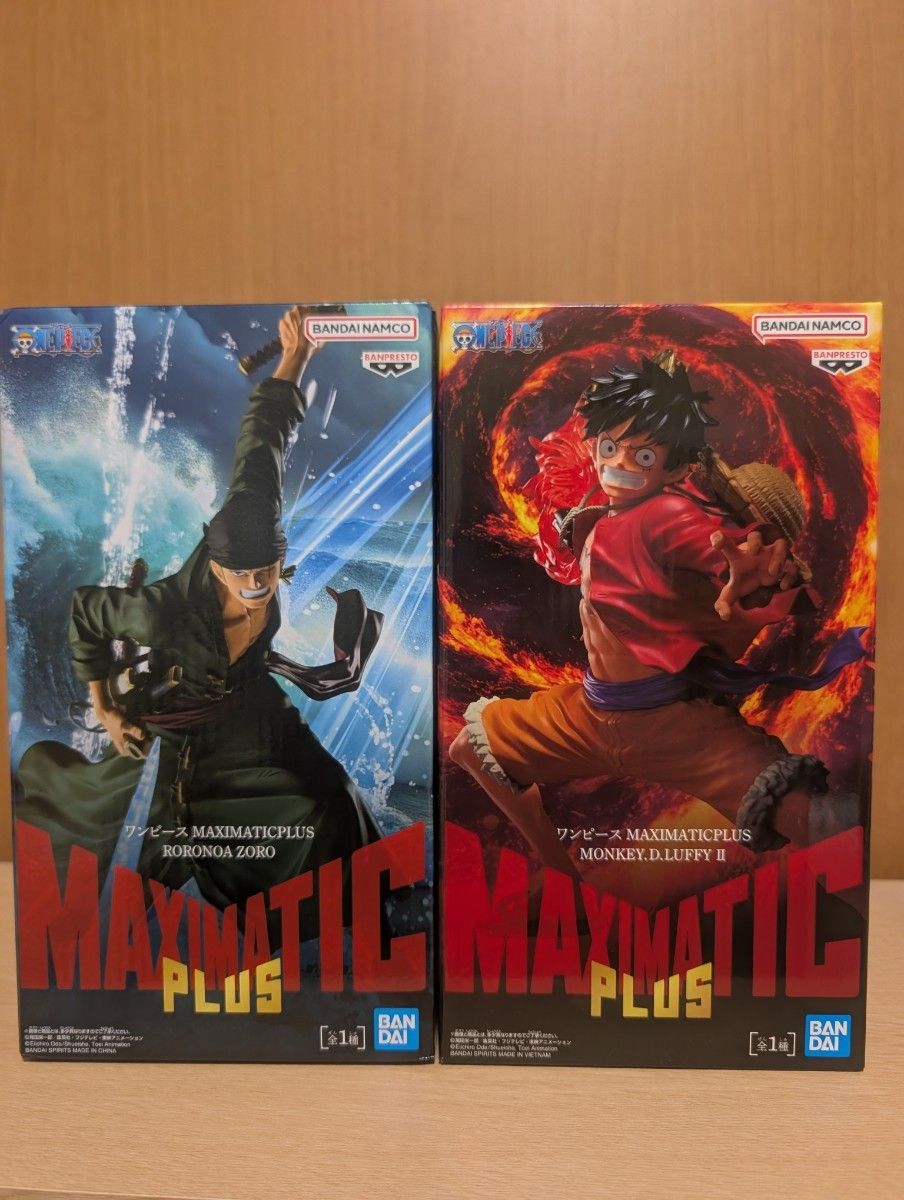 One Piece MAXIMATIC PLUS Roronoa Zoro and Monkey D. Luffy 2-Piece Set