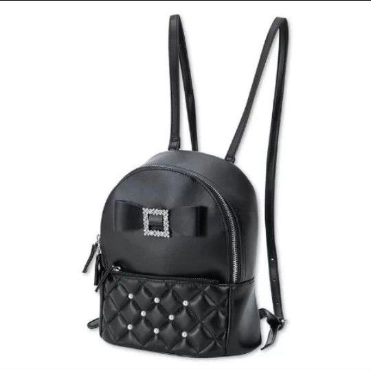 Backpack Black Landmine Bag Black with Pure White, Shimamura Collaboration