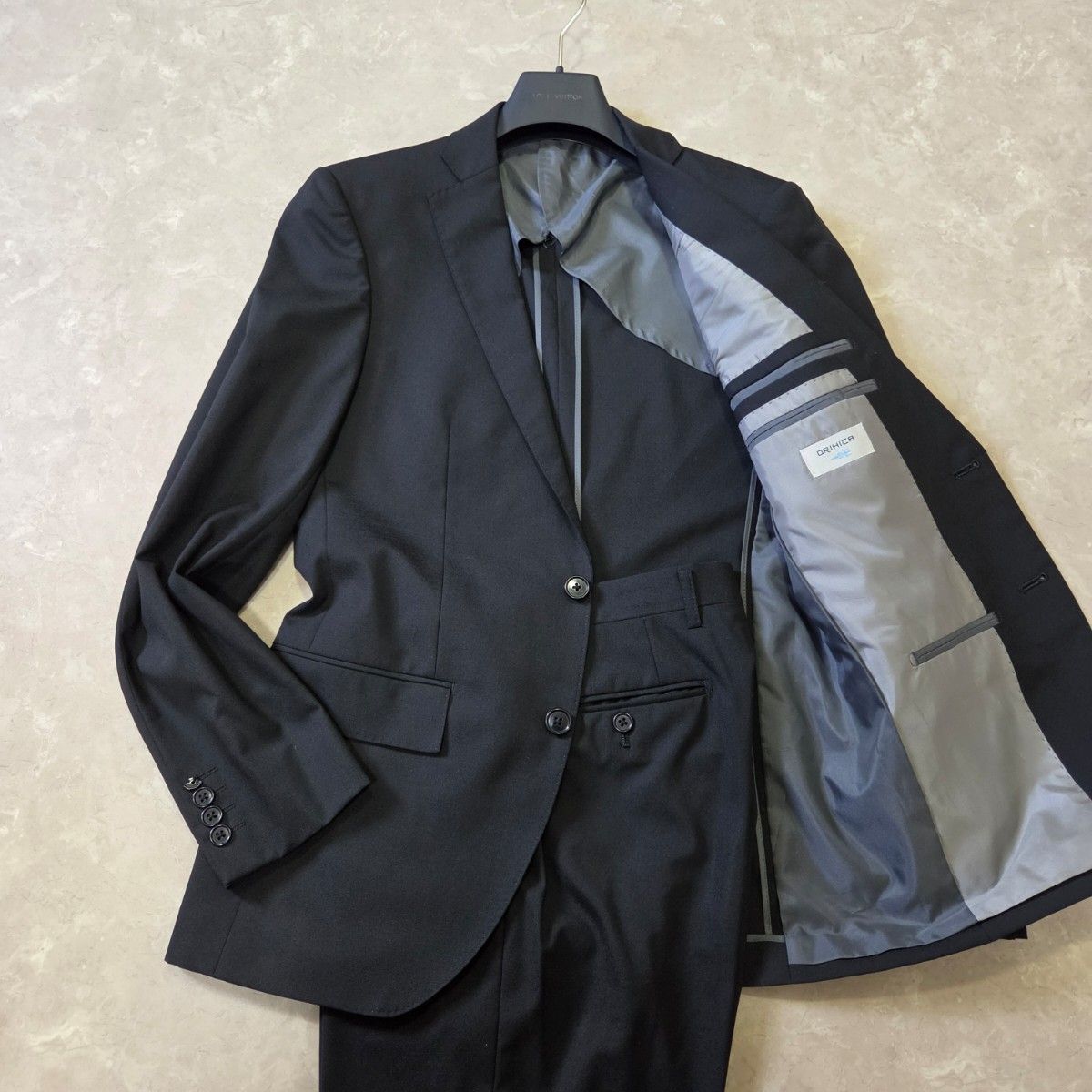 Orihika礼服冠婚葬祭套装L细Y6伸展婚礼2B正式典礼典礼七五三成人式