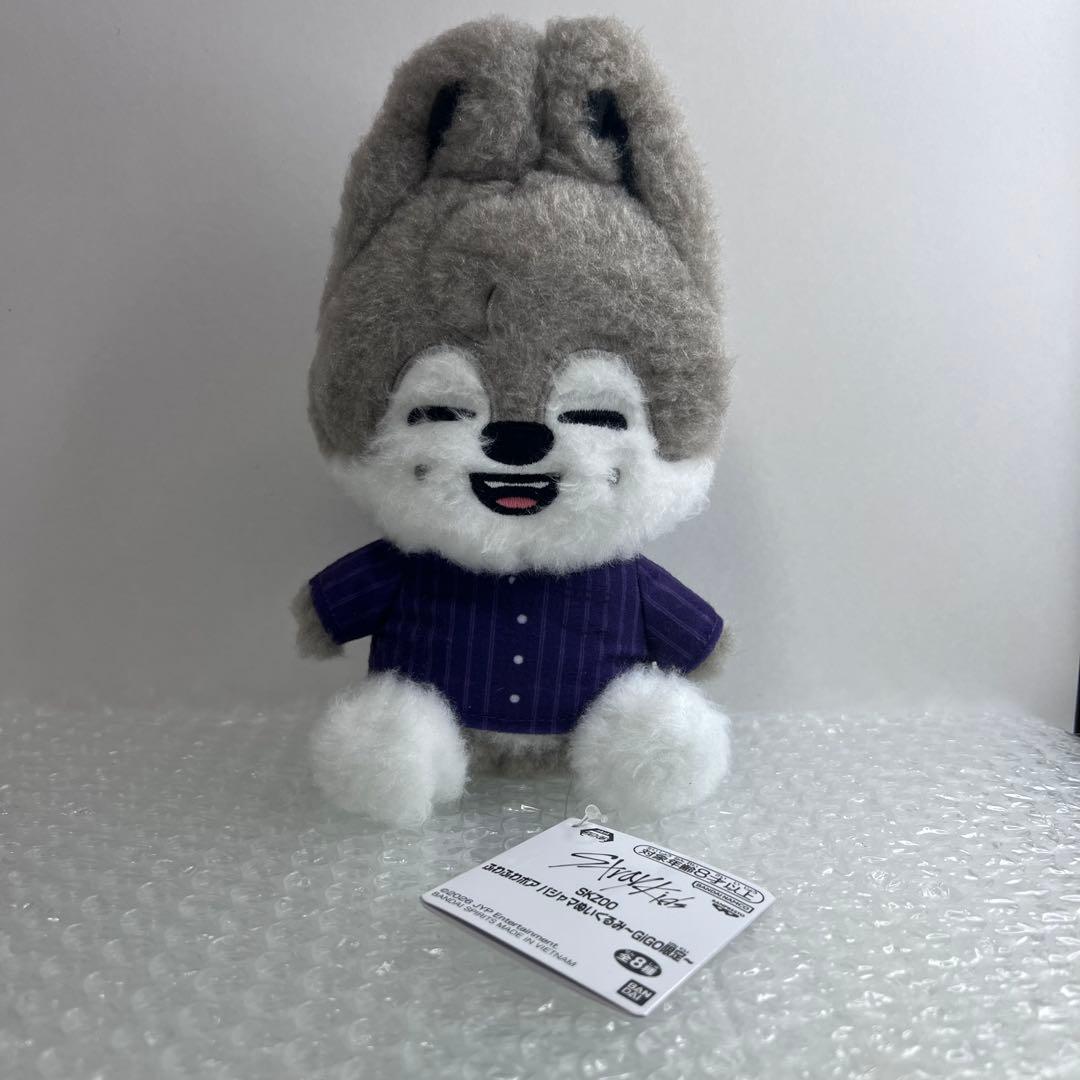GiGO限定 skzoo 蓬松毛绒睡衣玩偶 狼酱