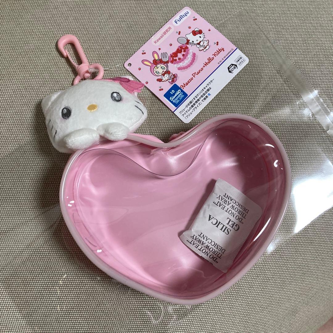 三丽鸥 Mepiano 带吉祥物收纳包 粉色 Hello Kitty