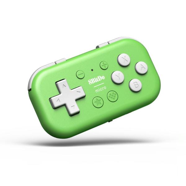 8BitDo 微型蓝牙绿色 无线 有线 游戏手柄（Windows PC iPadOS Android iOS 蓝牙 USB接口）