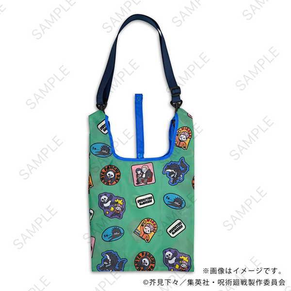 Jujutsu Kaisen Beads Niz Shoulder Mini Eco Bag D - Itadori, Fushiguro, Panda, Hoshi, Kirara [Pre-order, Expected Release Early November]