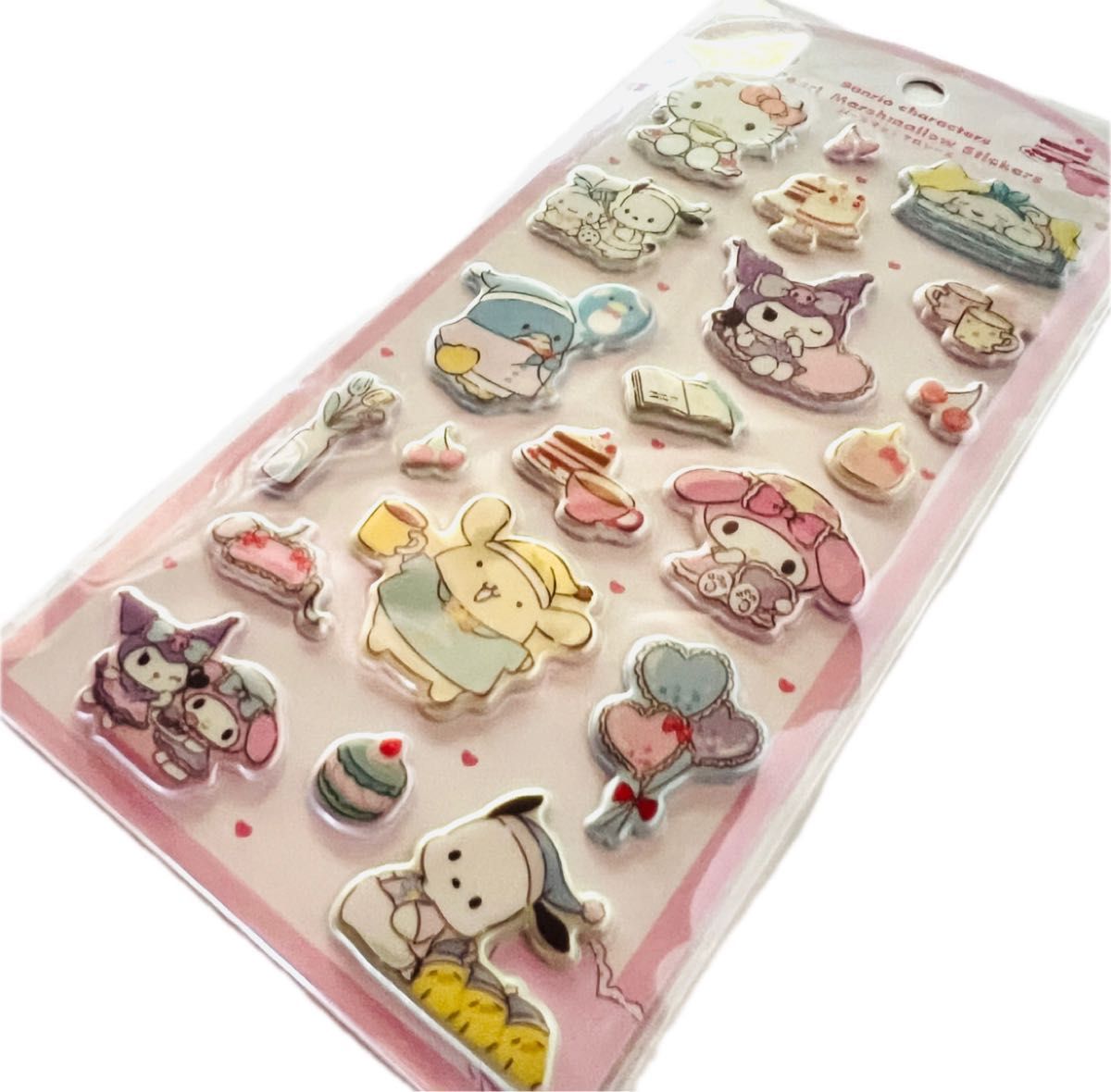 Sanrio Characters Pearl Marshmallow Seal Stickers
