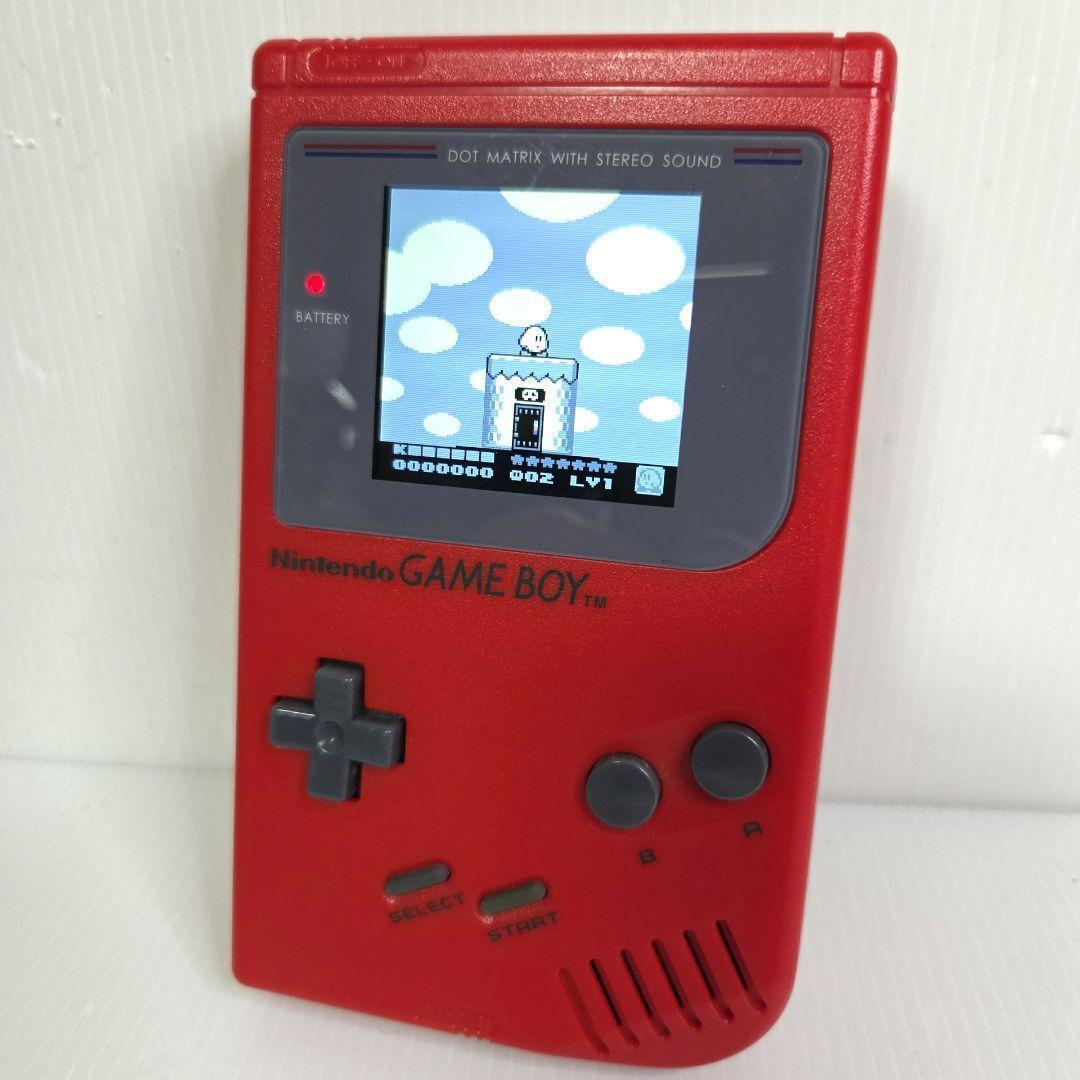 IPS液晶美品初代游戏男孩GAMEBOY游戏机红色