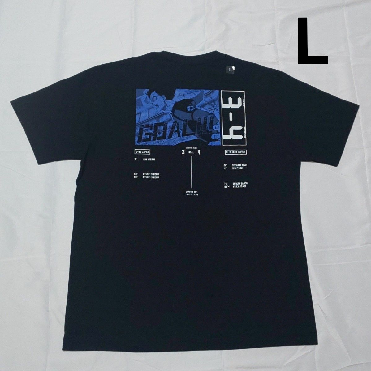 【タグ付新品】 ブルーロック UT 潔 世一 ブラックL ユニクロ