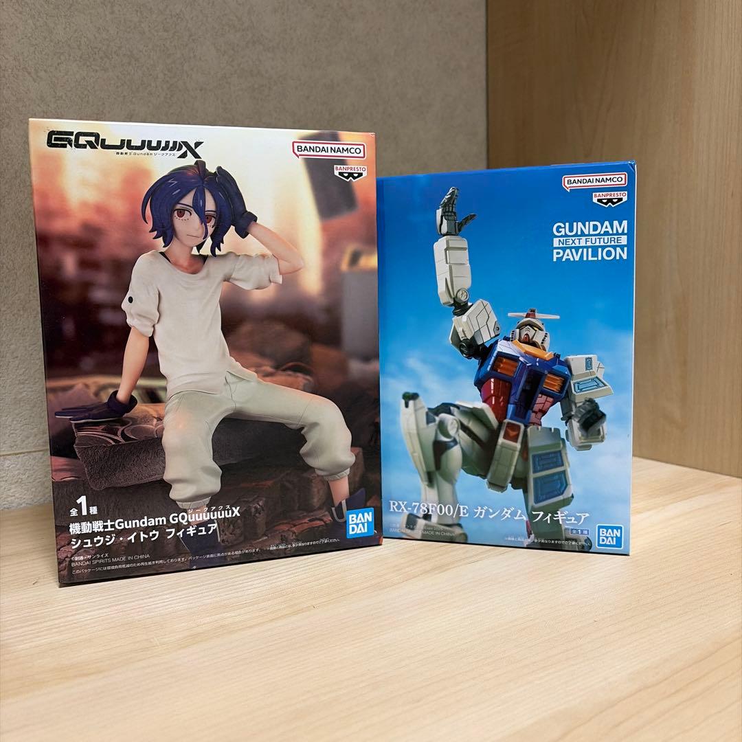 ガンダムフィギュア 2点セット 万博ガンダム&シュウジ・イトウ
