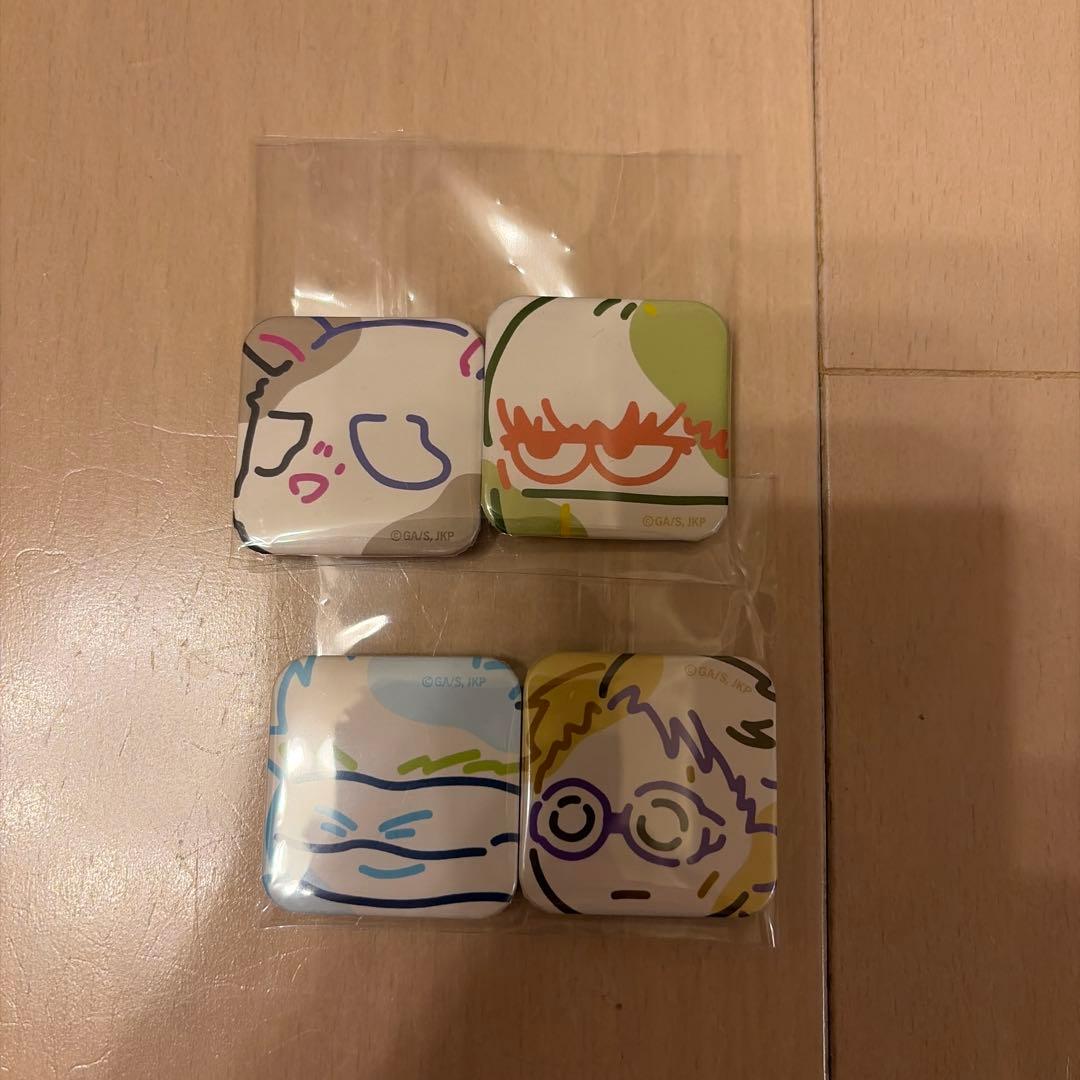 咒术回战罐徽章4种套装