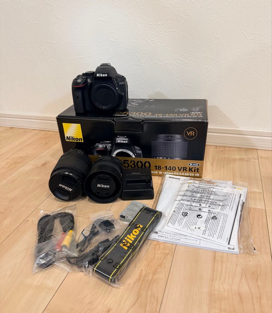 【良品】Nikon D5300 18-140 VR 套机 黑色 数码单反相机