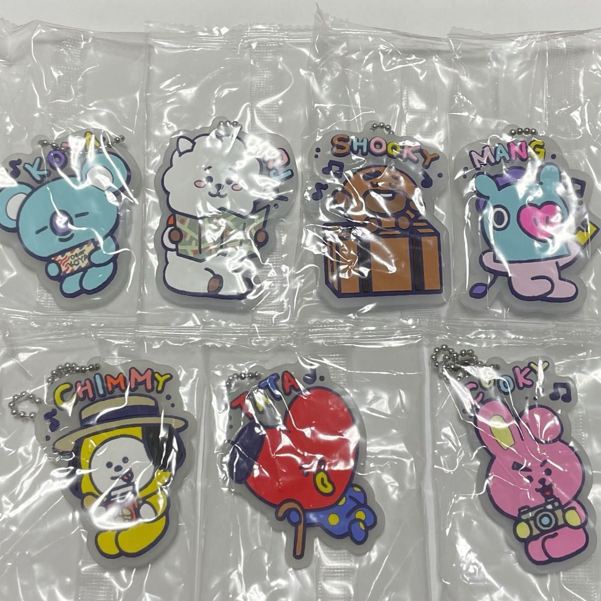 BT21 Capsule Rubber Mascot ~ Railway Journey ~ Complete Species