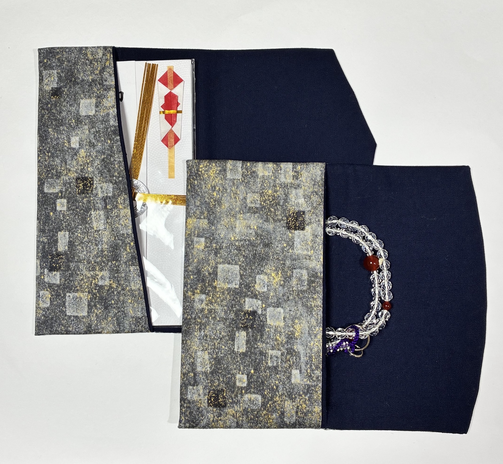 庆弔两用袱纱★Robert Kaufman Gustav Klimt 灰色金彩
