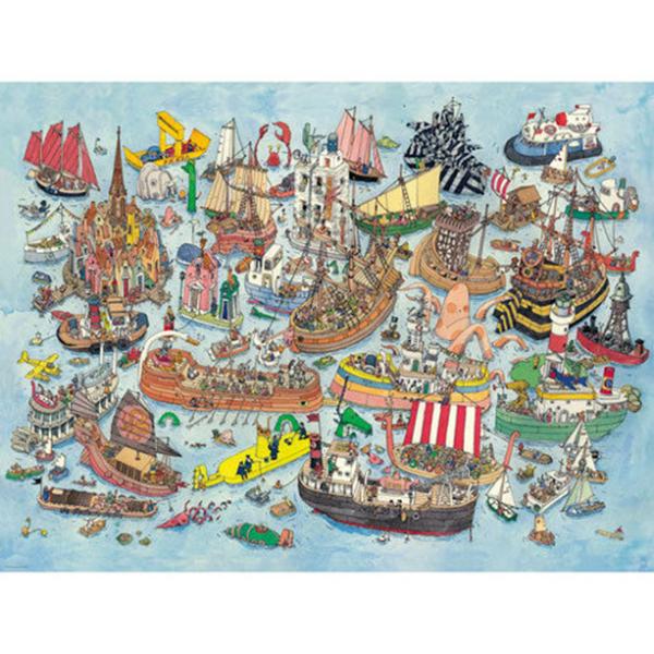 【正规进口商直发】HEYE拼图 1500片　29891 马蒂亚斯·阿道夫松：帆船赛　[海耶拼图]