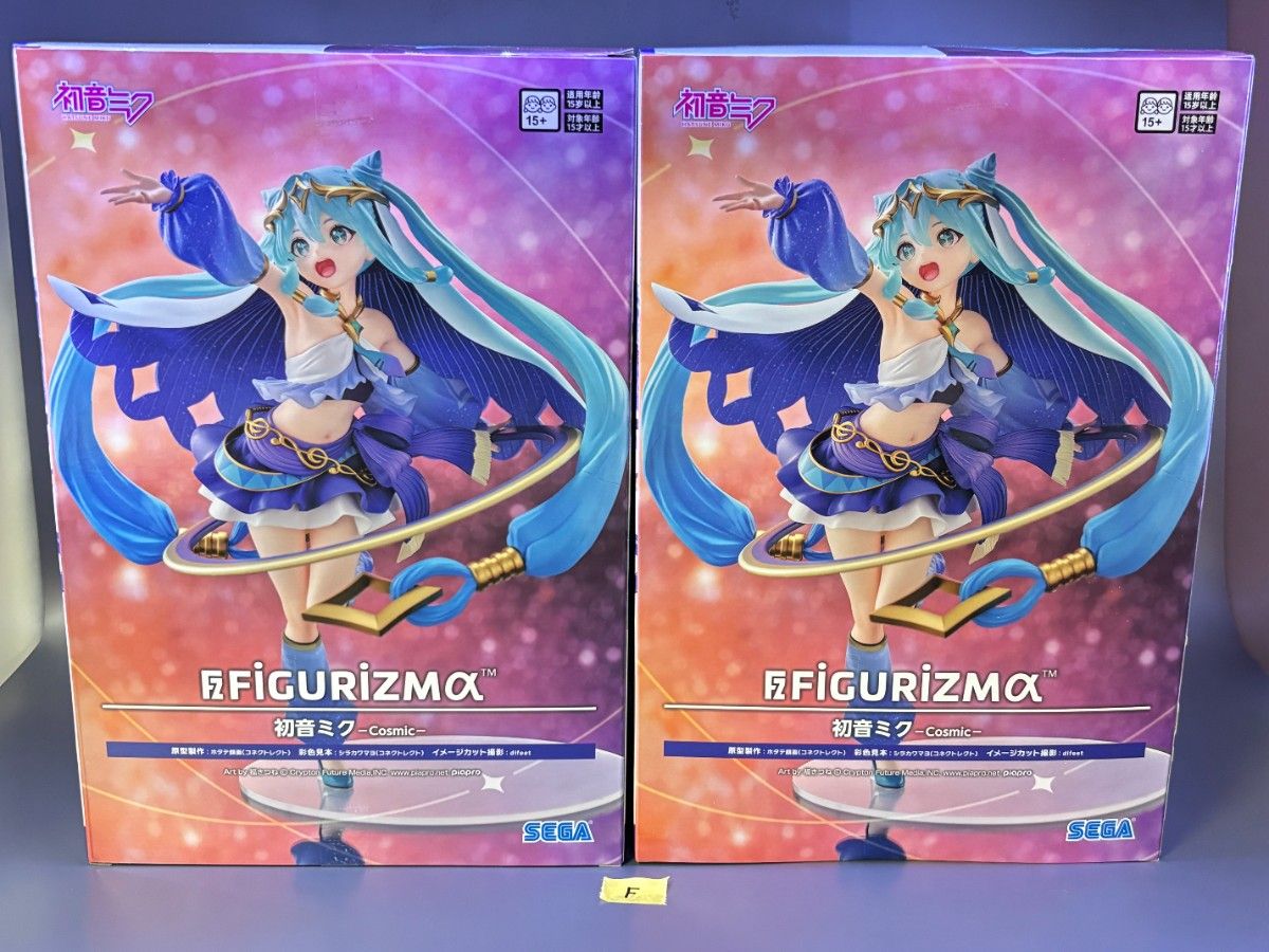 【Unopened Shipping】Hatsune Miku FIGURIZMα Hatsune Miku Cosmic Figure 2-Pack f