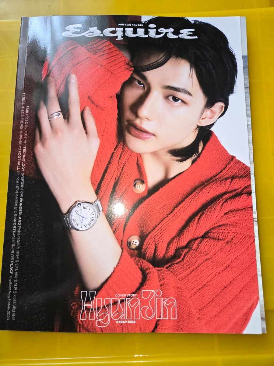 Stray Kids ヒョンジン 雑誌 ESQUIRE Cartier