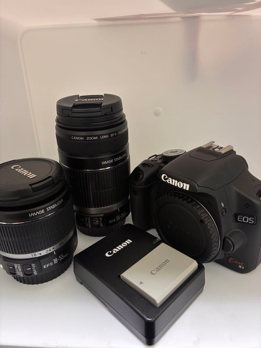 佳能 EOS Kiss X3 双镜头套装,具备防抖功能,已通过运行测试