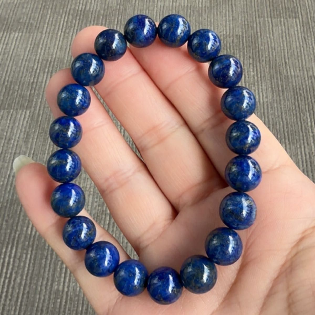 天然石青金石手镯10mm