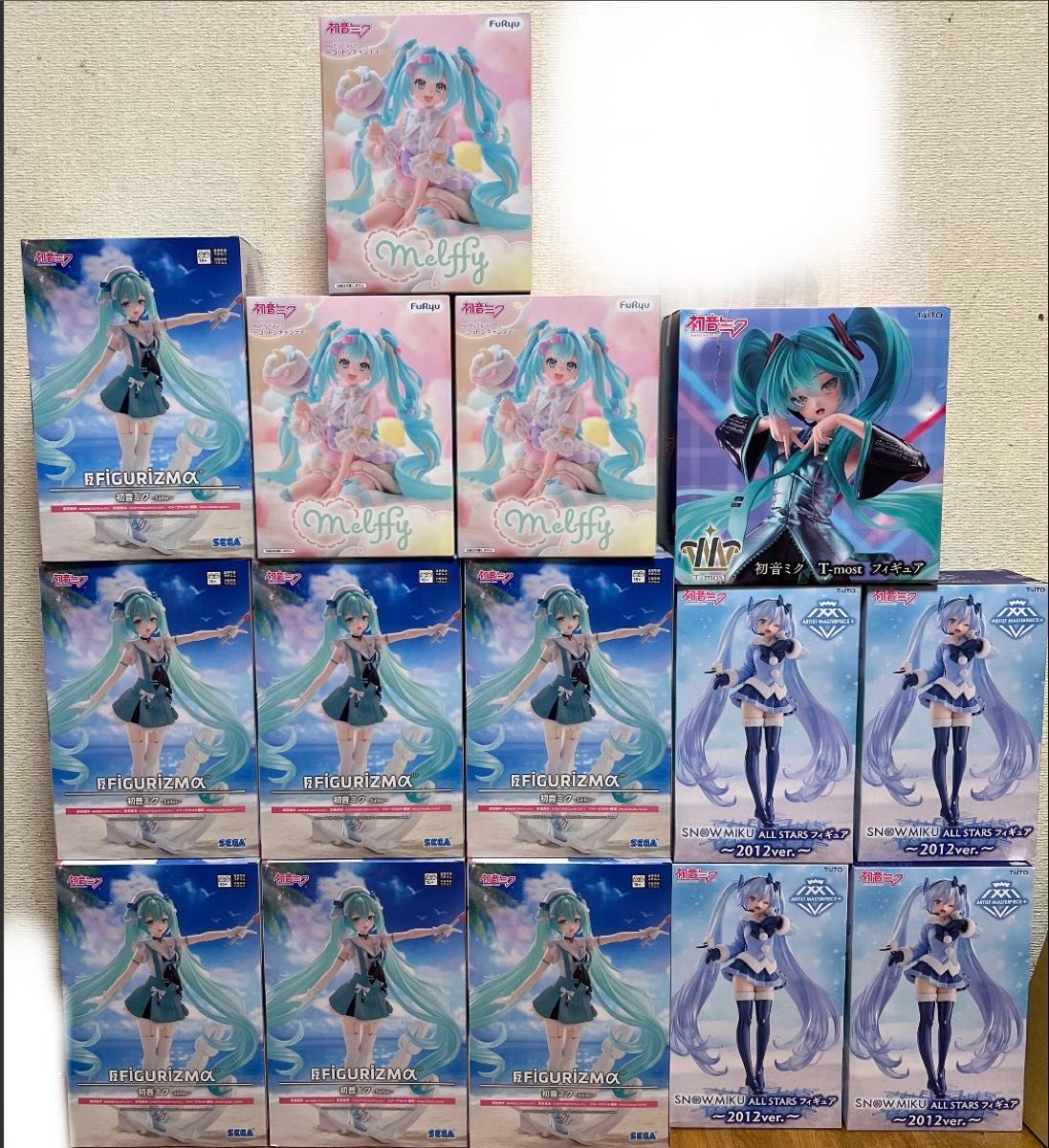 初音未来 手办 打包出售 15件套装 FIGURIZM Melffy 等