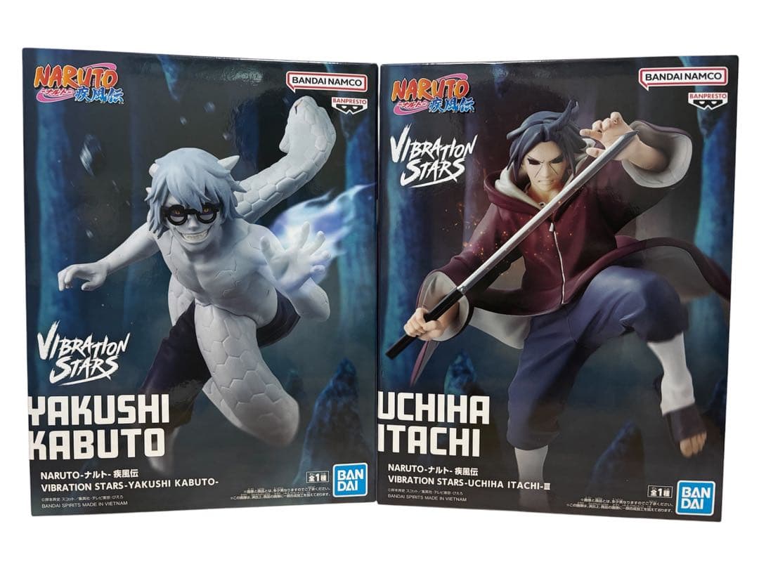 【New, Unopened, Free Shipping】Naruto Boruto Figure Uchiha Itachi & Kabuto 2-Piece Set