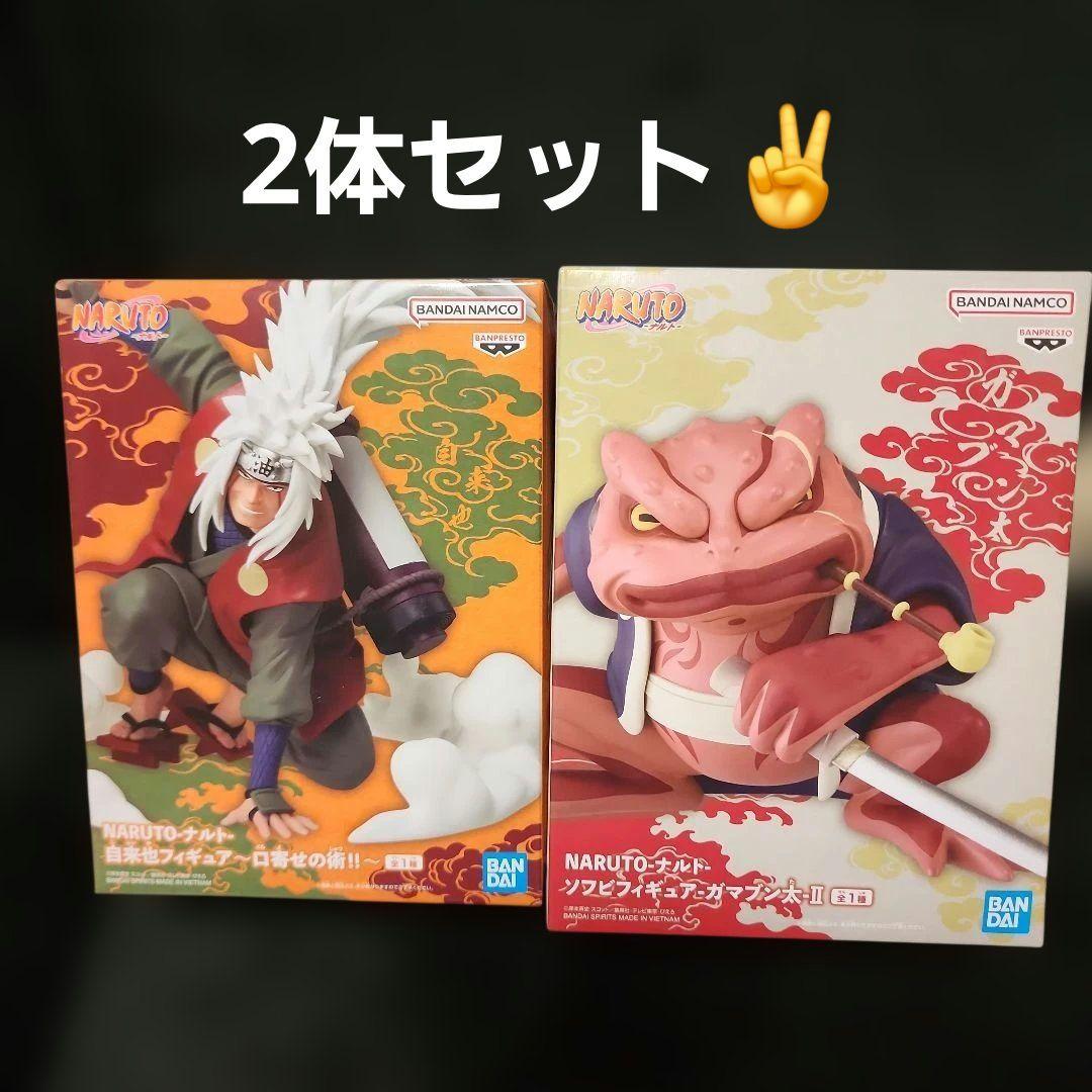 NARUTO Jiraiya Figure Gamabunta Soft Vinyl Figure 2-Piece Set