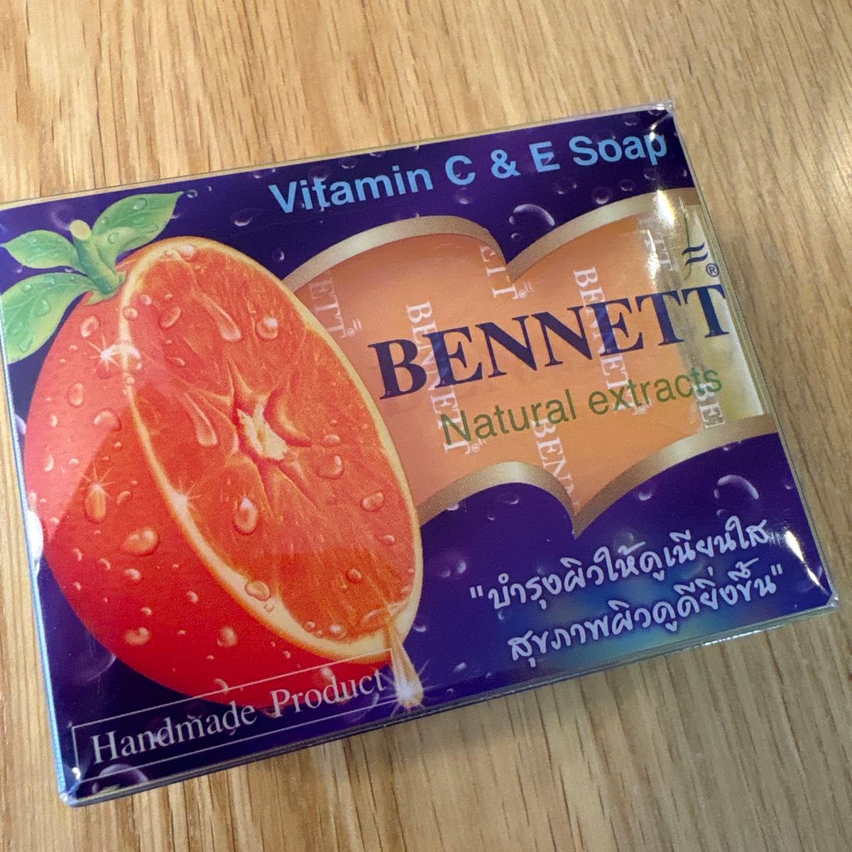 BENNETT 贝内特维生素C&E香皂 130g x1 盒装 泰国化妆品