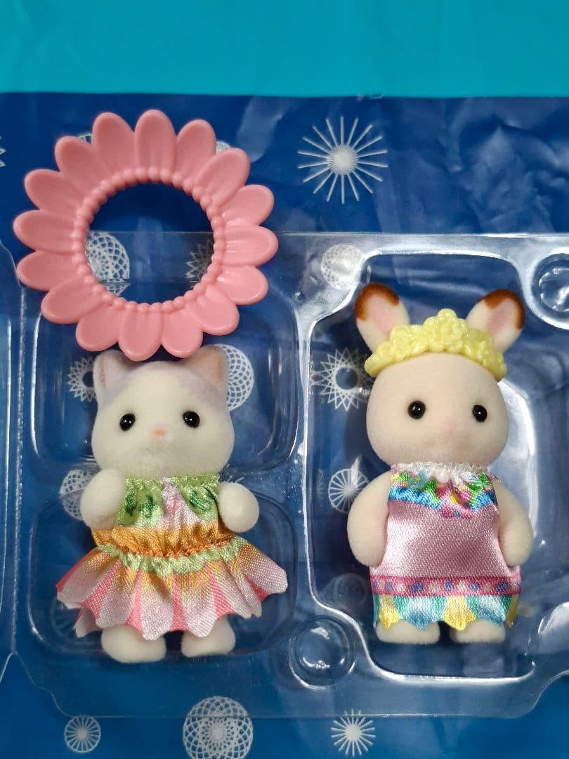 Sylvanian Families 2个人偶套装 附带花冠和配饰