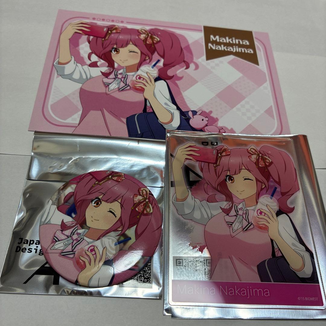 Macross Asakusa Super Dimension Field Trip Can Badge Akka Bonus Makina