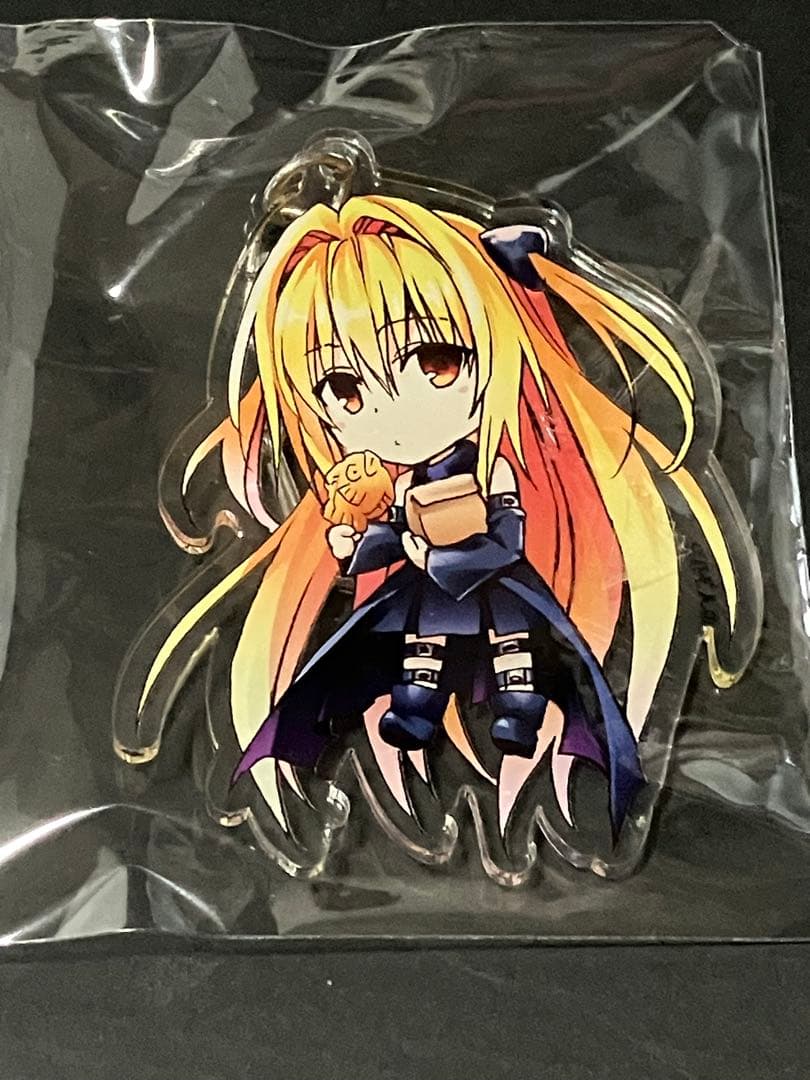 To LOVE-ru Original Art Exhibition Acrylic Keychain Golden Darkness Yami