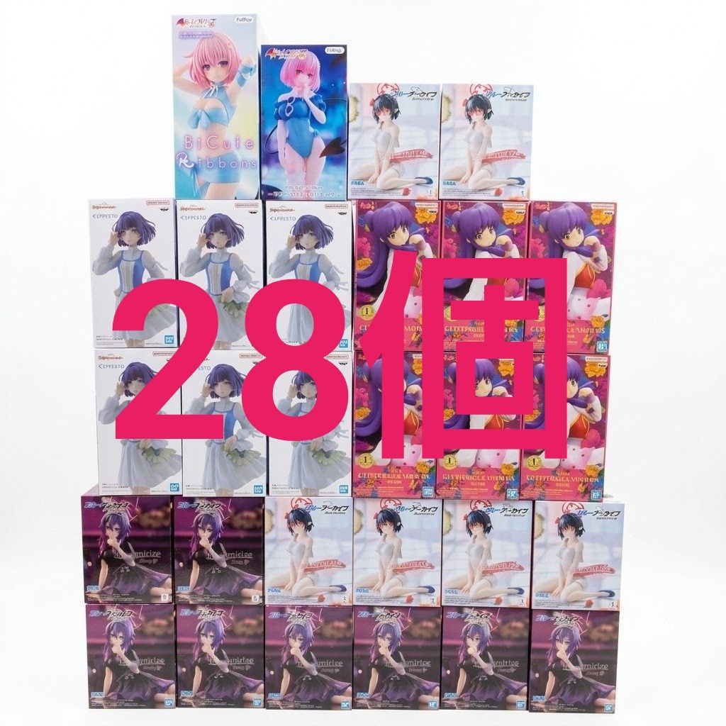 美少女 Prize手办 Trouble 学园偶像大师 乱马 套装销售 28个