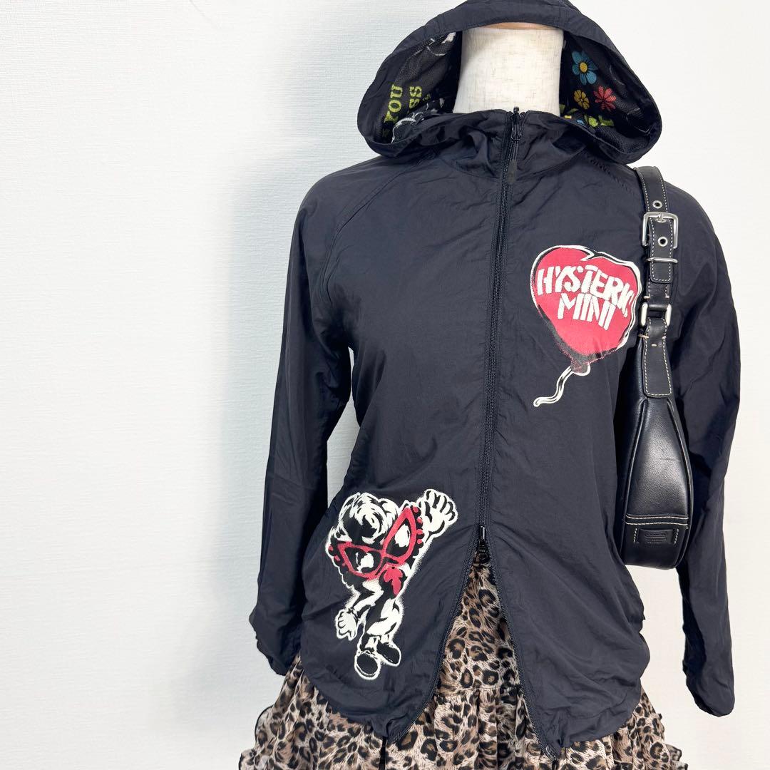 千禧年❤HYSTERIC MINI迷你可逆转拉链帕克