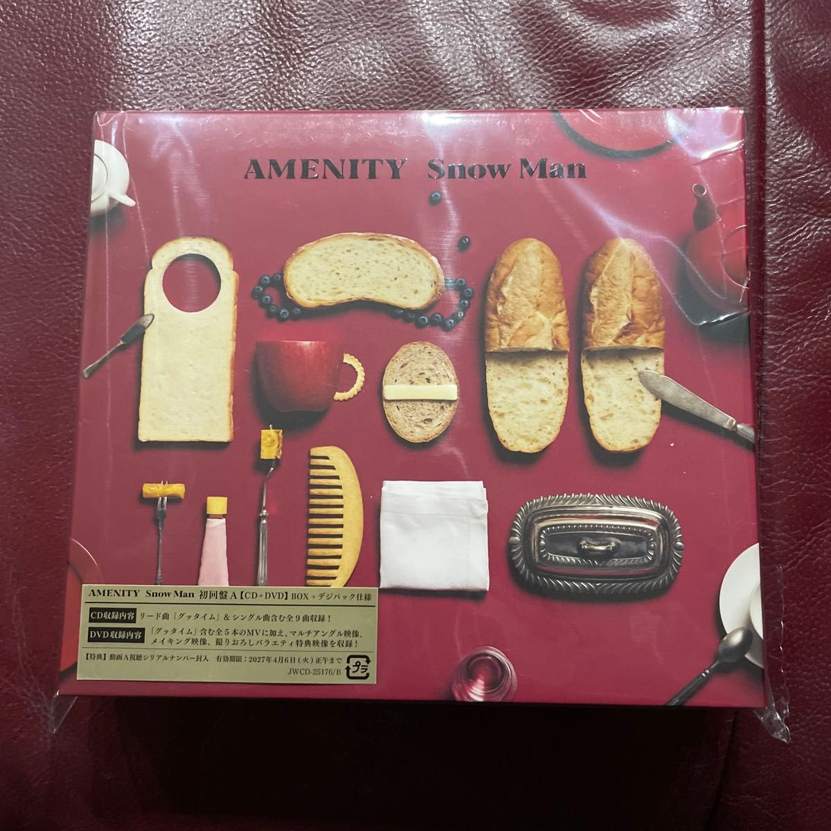附赠生写 Snow Man AMENITY 初回限定盘A CD + DVD