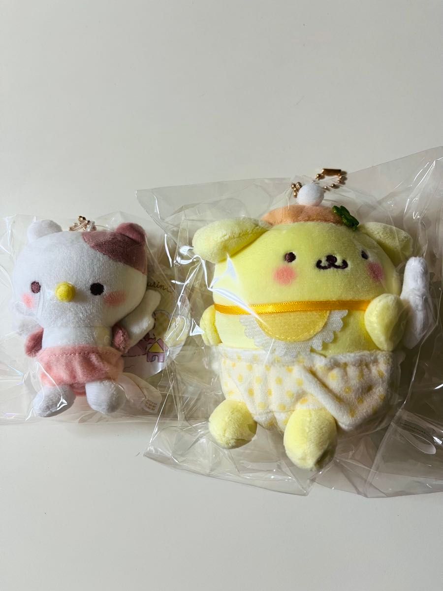 Sanrio Pom Pom Purin Baby Angel Muffin Plush Mascot