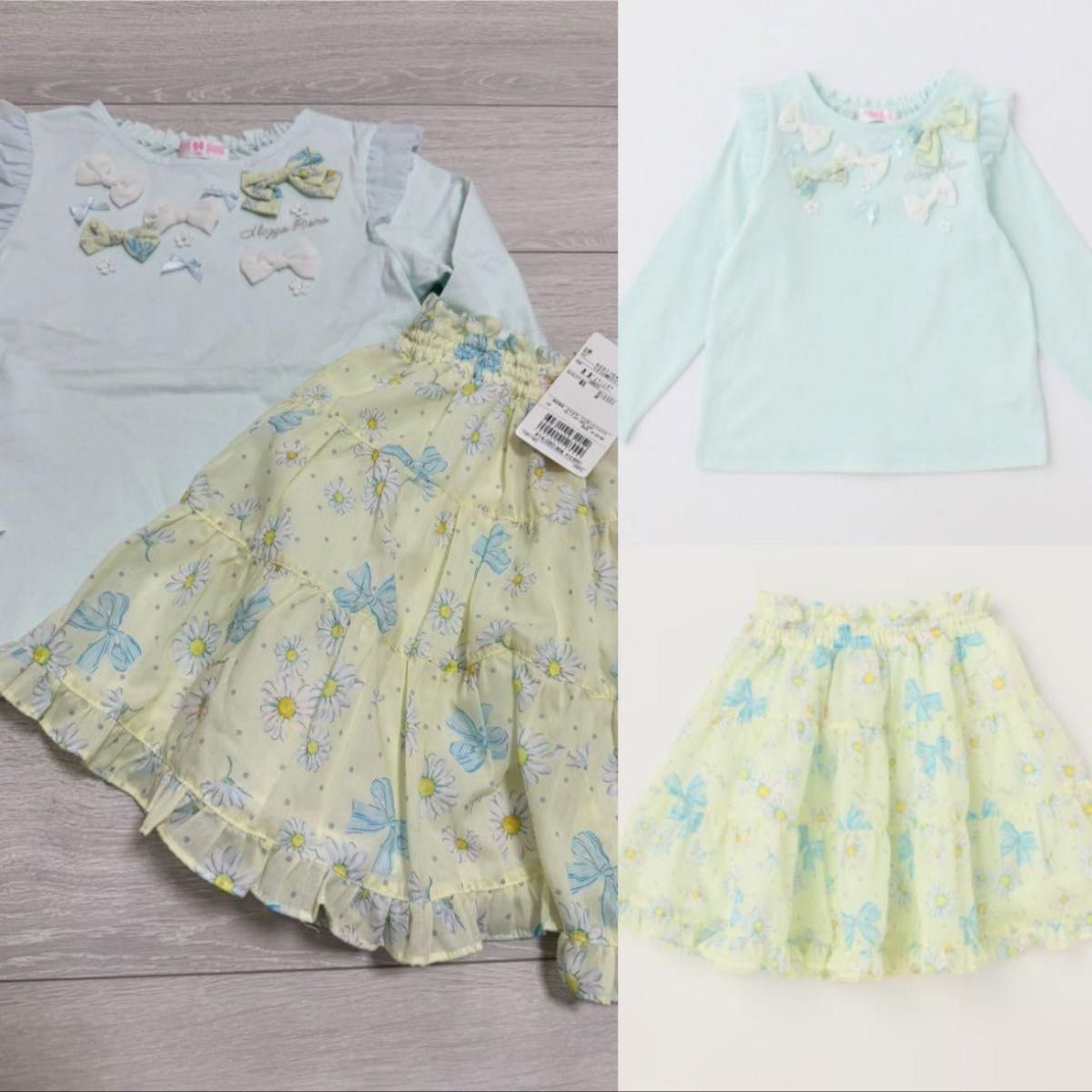 新品美索钢琴玛格丽特花样蒂亚裙针织衫套装