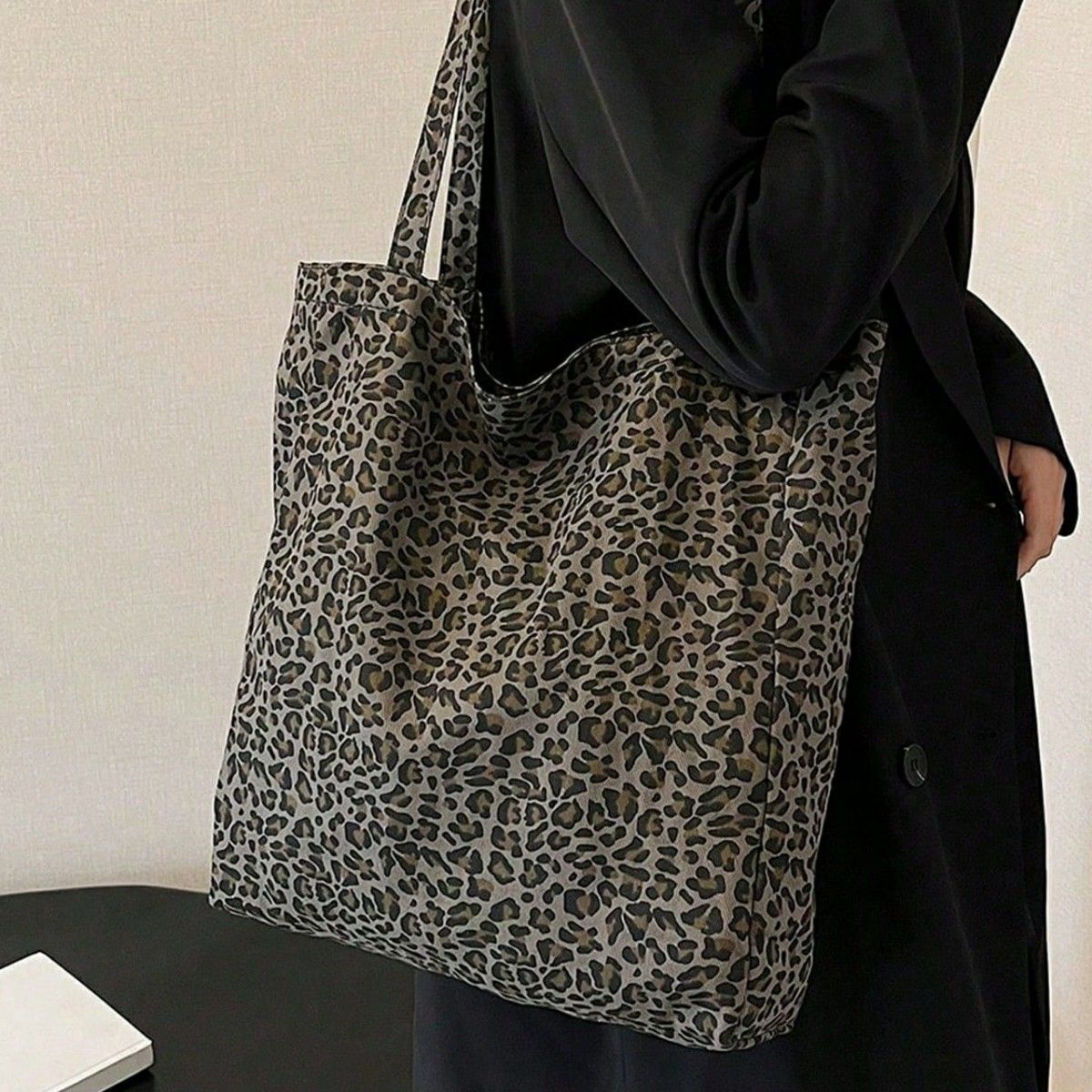 Animal-print school book bag, large capacity, lightweight, beach-friendly, for women 162950