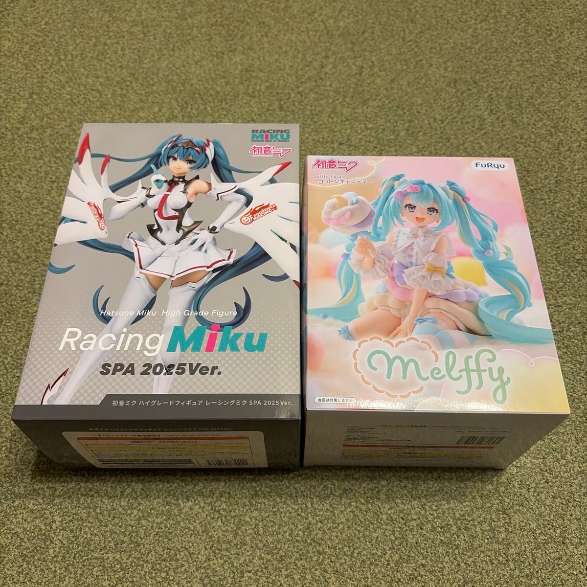 初音未来2种套装赛车SPA 2025Ver. & melffy新品未开封