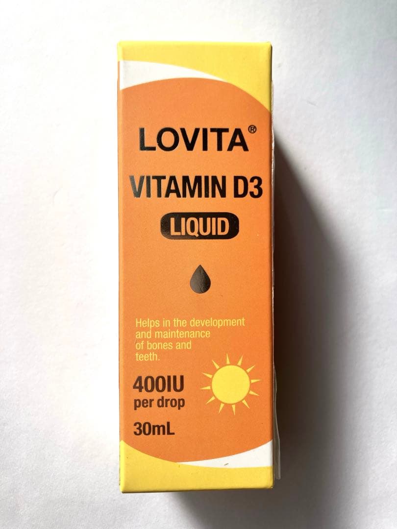 LOVITA 维生素D3 400IU 液体补充剂 30mL(约1000天份量)