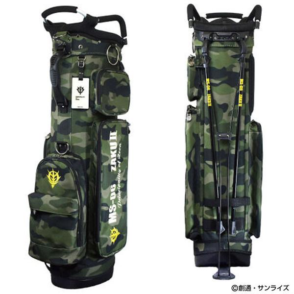★付属ネームタグ刻印無料★機動戦士ガンダム キャディバッグ 2593813 メンズ レディース ザク2 スタンド型 9型 2026年モデル