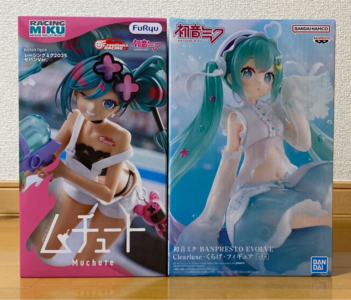 初音未来2种组合赛车2025 muture & BANPRESTO EVOLVE