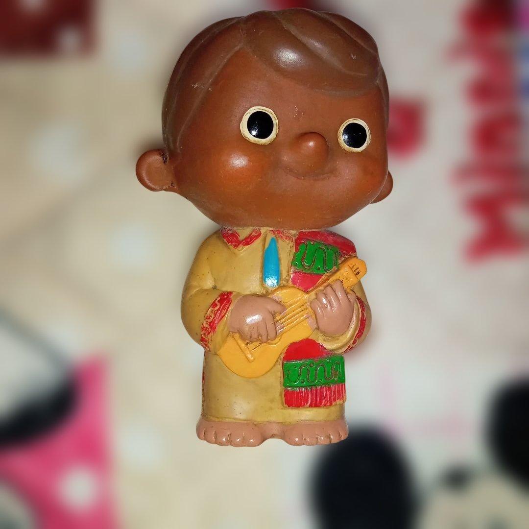 Retro Piggy Bank Mexican Guitar Fuji Bank