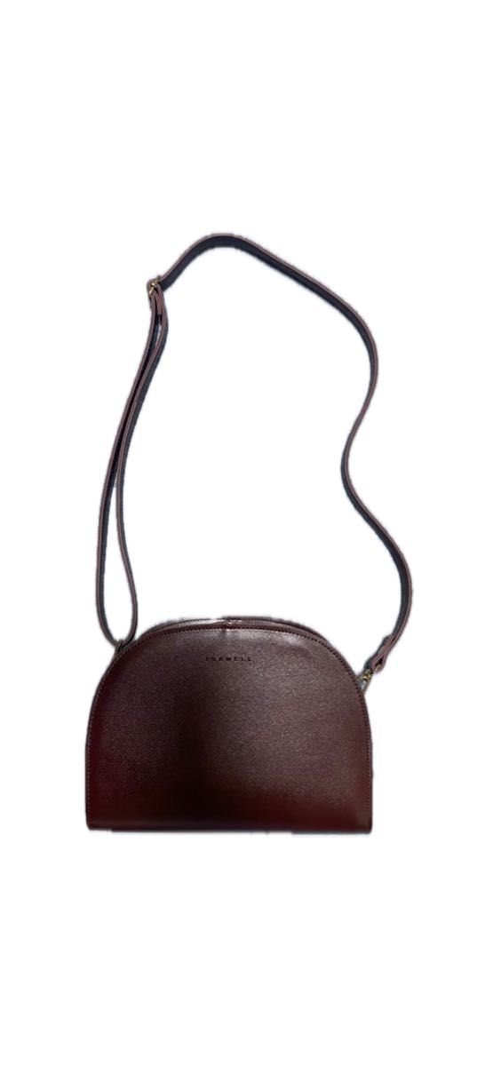 【Excellent condition】 INKWELL Half Moon Shoulder Bag Mini Bag Brown