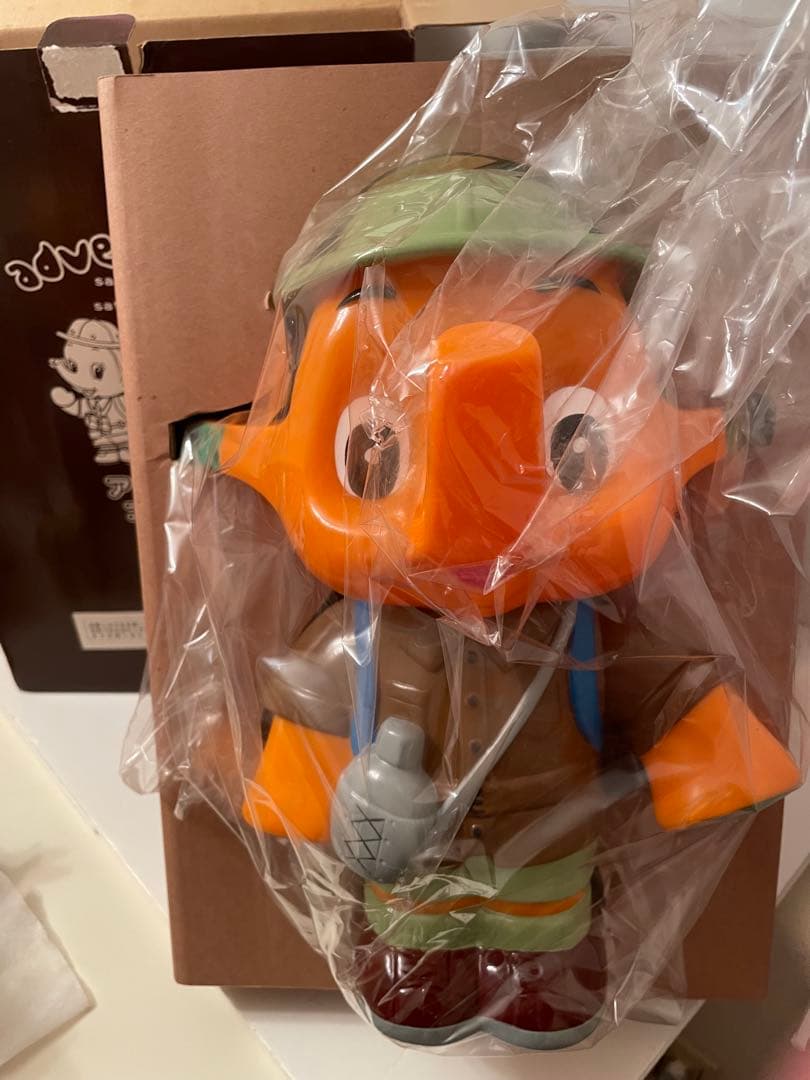 Super Rare Extra Large Sat-chan Expedition Team Sato Pharmaceutical Piggy Bank Deadstock BIG