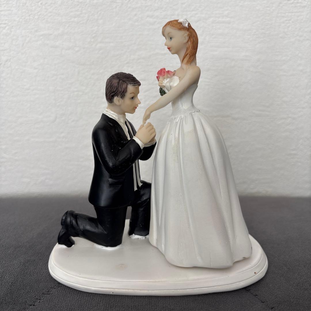 Wedding Cake Topper Bride and Groom Figurine