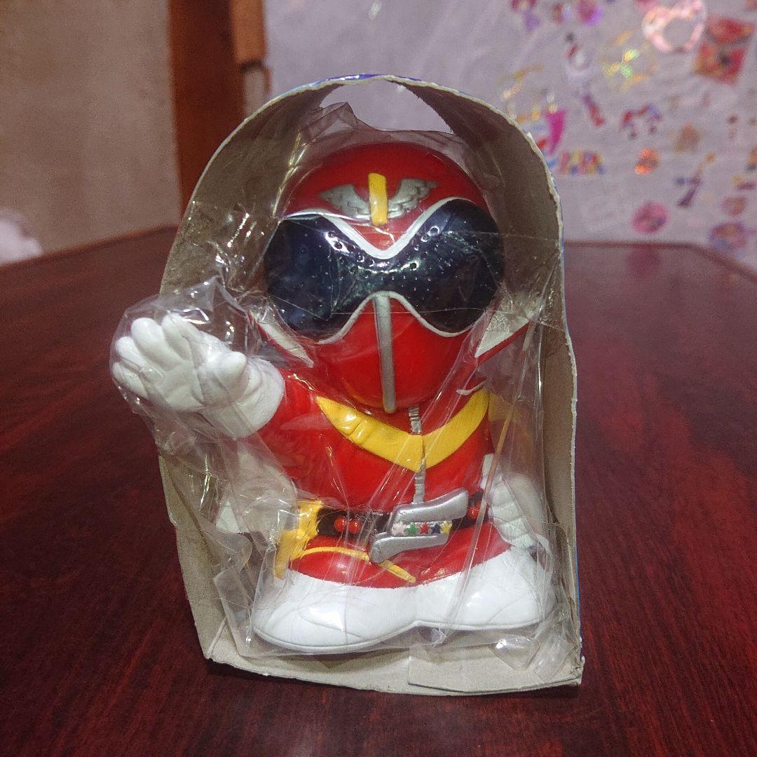 Non-sale/Toei Tokusatsu Hero/Aka Ranger Soft Vinyl Piggy Bank