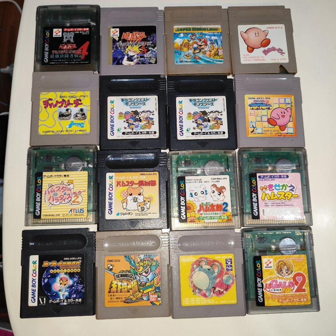 Game Boy Game Boy Color Software 15-Piece Set Lot Sale [Price Reduction Limited to Today]】