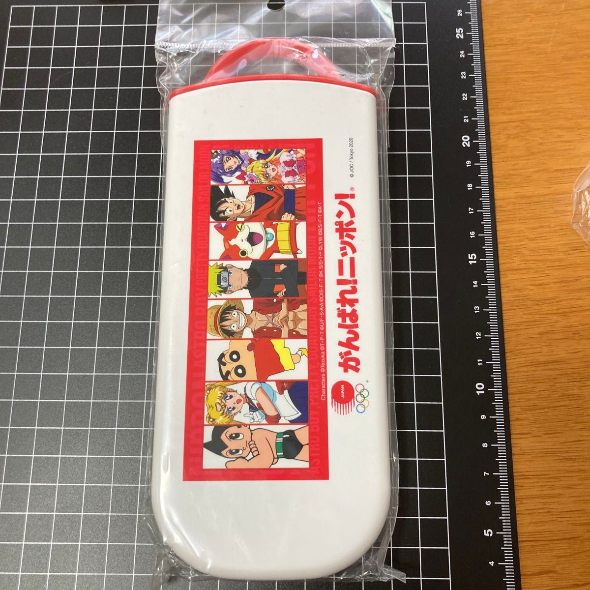 Go, Japan! Tokyo 2020 Olympic Character Chopstick Holder Set: Chopsticks, Spoon, and Fork