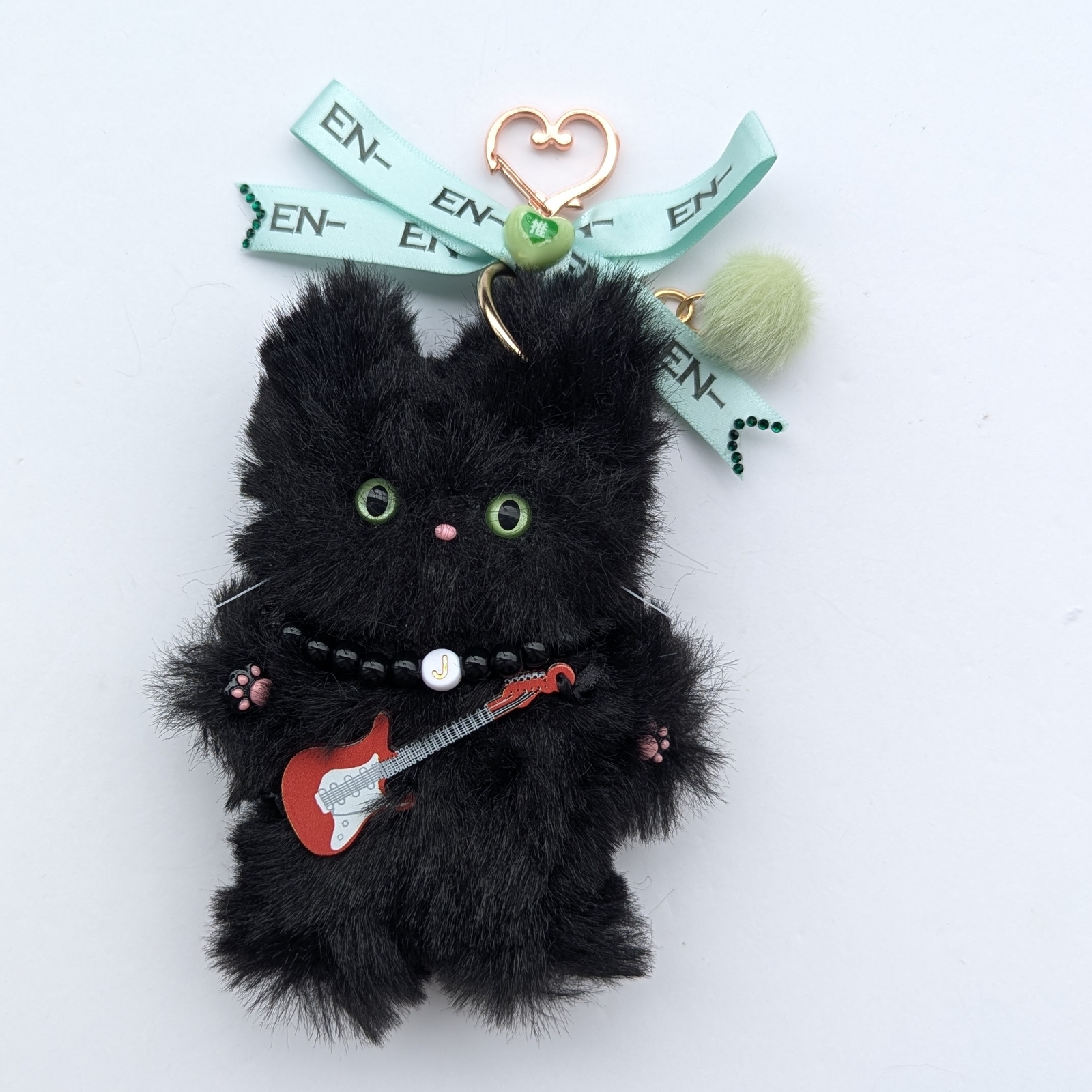 ENHYPEN JAY主题毛绒挂饰 ENHYPEN JAY 黑猫 猫咪 毛绒挂饰 毛绒玩具 毛绒钥匙扣 钥匙扣 钥匙圈 钥匙链 挂饰