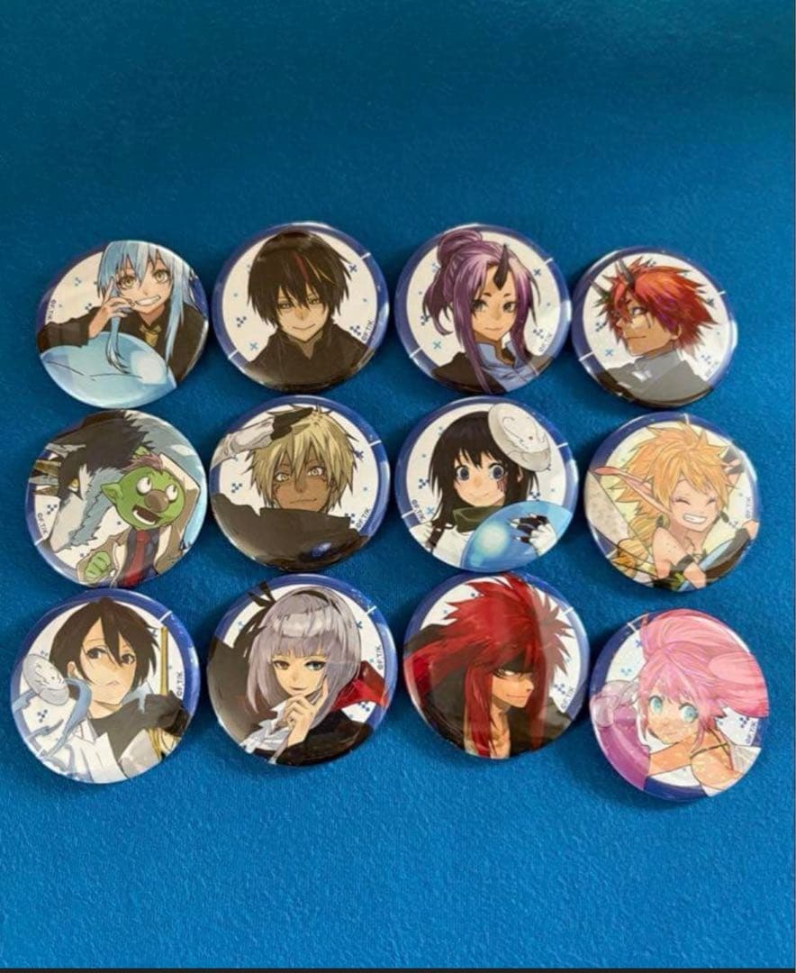 That Time I Got Reincarnated as a Slime Enamel Pin Badge Complete Set Rimuru Milim Diavolo