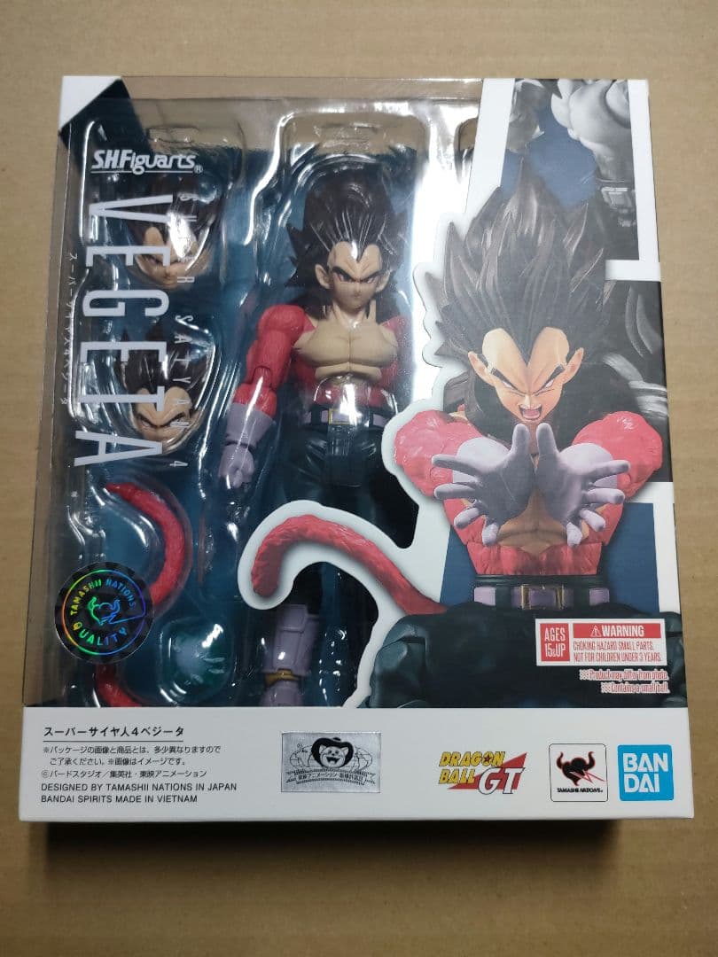 新品 S.H.Figuarts 超级赛亚人4贝吉塔 龙珠GT